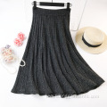 Women Knitted Strip Skirt Women Causal Dress